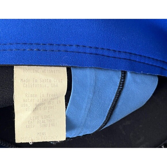 Hotline Wetsuit 90s 3mm Medium Stocky Full Suit Surfing Made USA Santa Cruz VTG - Picture 4 of 5